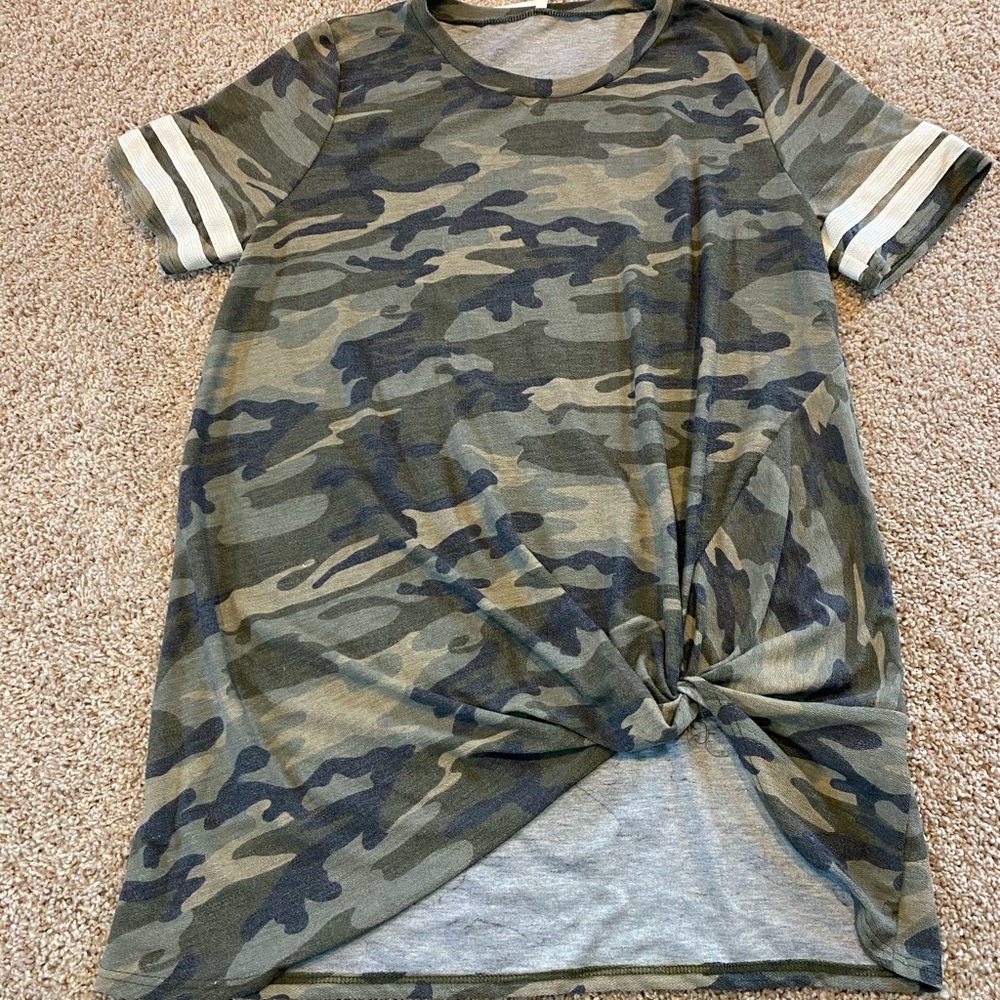 Knox Varsity Camo Top XL